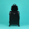 Travel suitcase on mute Universal wheels  ABS +PC Rolling Luggage set 20 inch carry on Cosmetic bag zipper luggage-bags valises