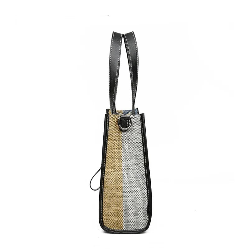 Fashion Messenger Bags For Women Shoulder Ladies Designer Handbag Solid Large Capacity Casual Canvas Shoulder Female Bag