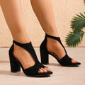 2026 Women Sandals Summer Ladies Thick Heel Wedding Party Shoe Newest Woman Sexy Fashion Grace Sandal