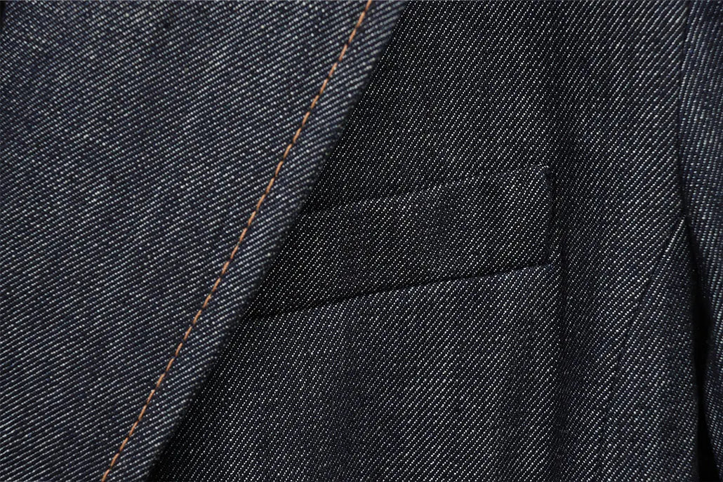 HH Women Denim Blazer Coat Single Breasted Long Sleeve Lapel Suit Jacket With Pockets Female 2025 Spring New Fashion Outwear