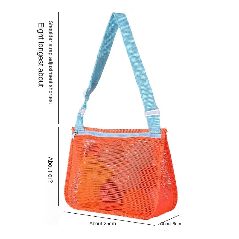 Children's Toy Storage Bag Travel Travel Beach Bag Hollow Can See Through The Beach Net Bag Shoulder Bag