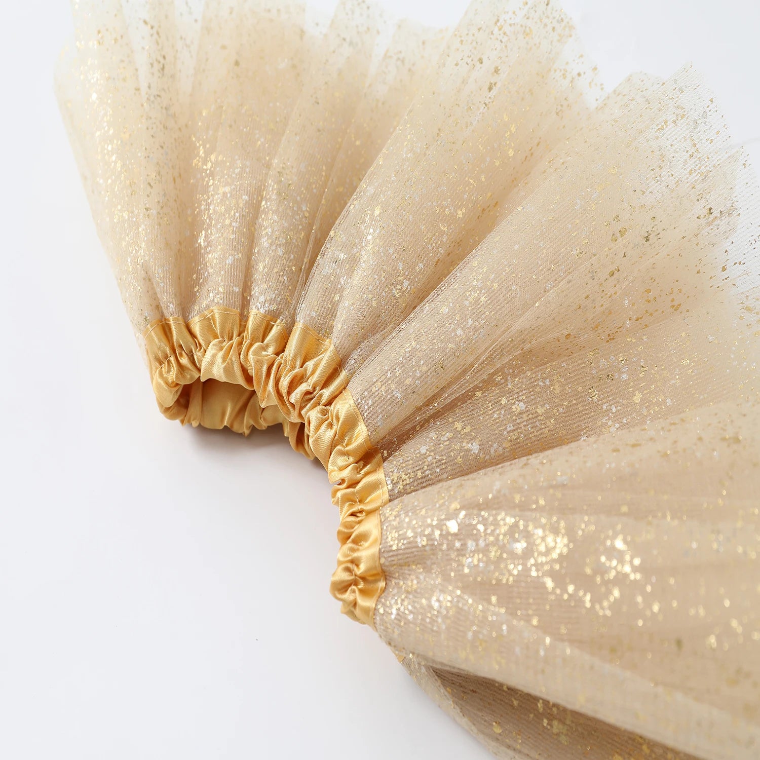 New girls bronzed half skirt children's skirt European and American children cute TUTU gauze skirt