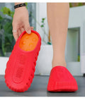 Men's and women's EVA lightweight toe massage slippers 2026 outdoor new casual sports slippers couple's fashionable beach shoes