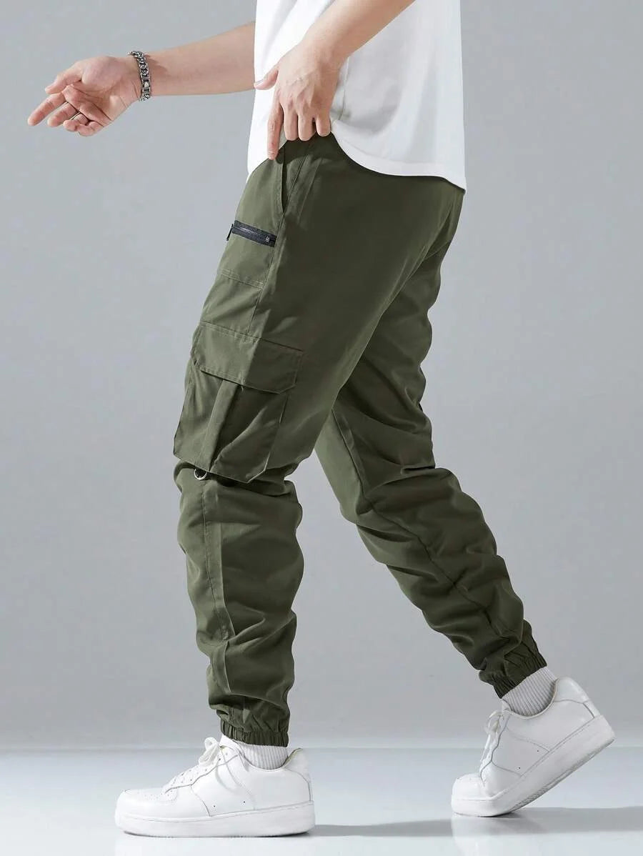 Men's Casual Workwear Pants Outdoor Long Trousers Loose Fashionable New Style Comfortable Breathable Fashion Casual Trousers