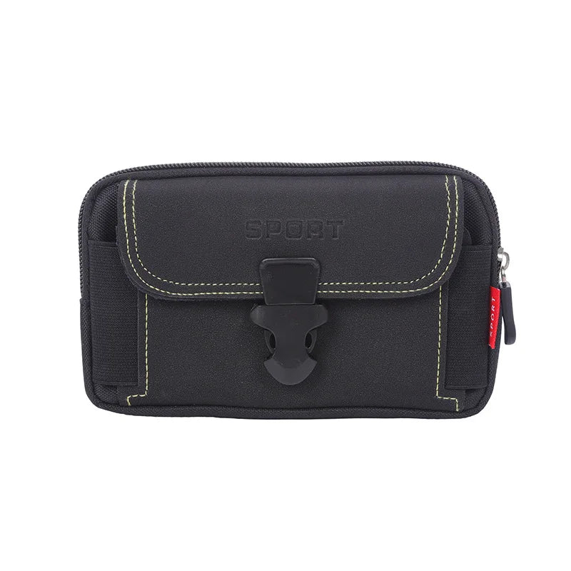 Man Belt Pouch Mobile Phone Bag for Men Phone Holster Bag Molle Waist Bag Pack Small Tactical Duty Belt Backpack Card Holder