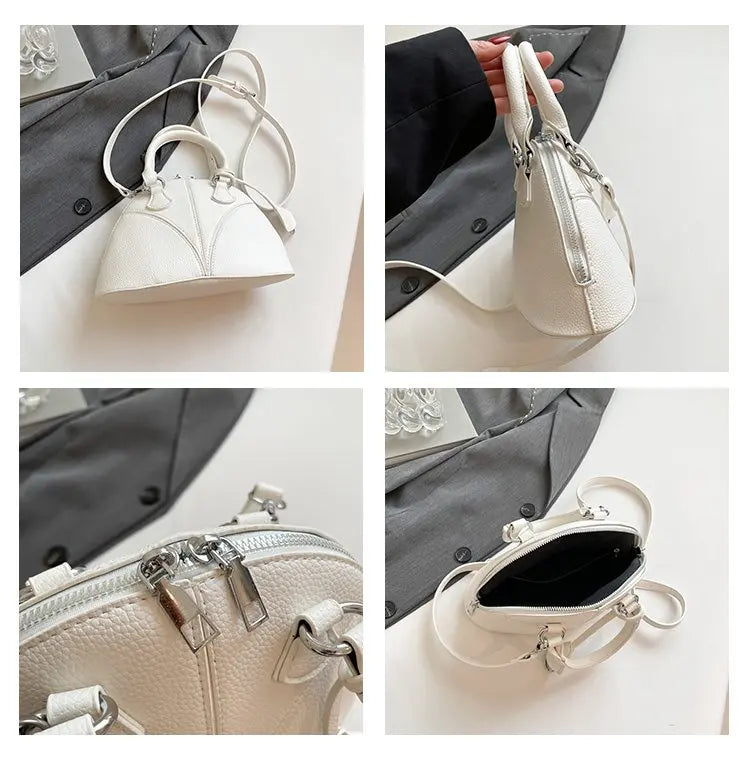 Luxury Unique Diaper Bag Shoulder Purse Ladies Trendy Design Minimalist Textured Original Square Satchel