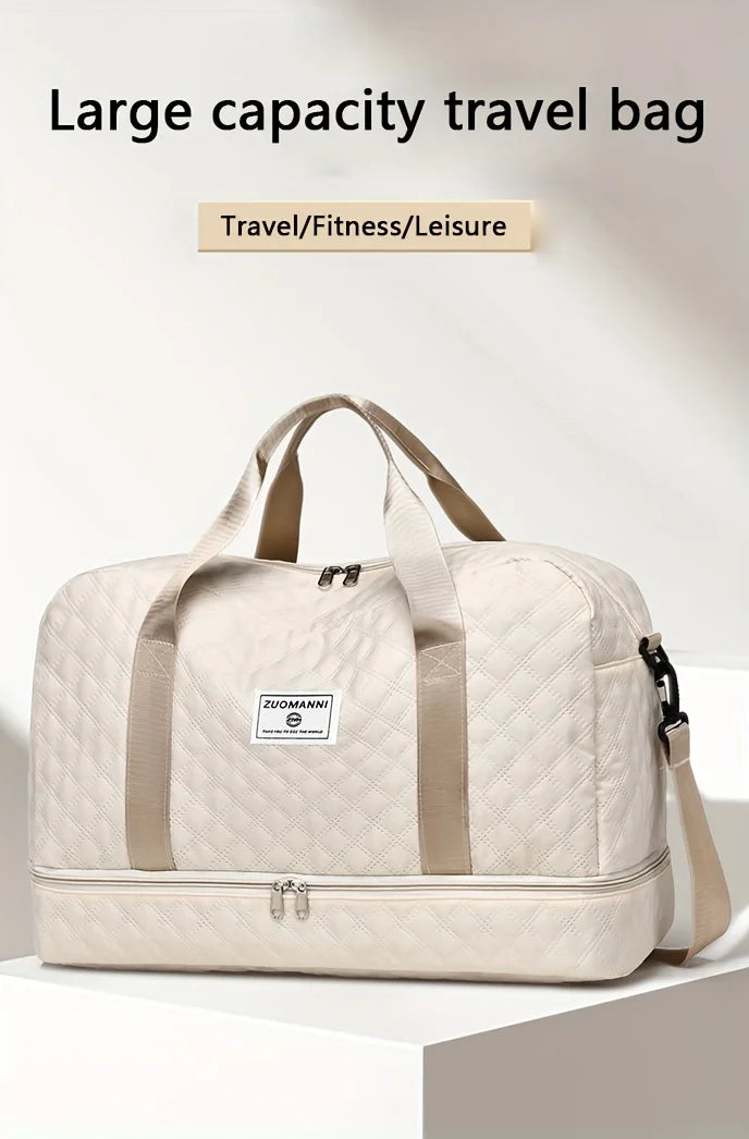 Lightweight Luggage Bag, Large Capacity Travel Duffle Bag Gym Tote Bags, Shoulder Weekender Overnight Bag