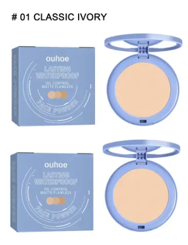 Face Setting Powder Oil Control Invisible Pores Waterproof Matte Breathable Increase Luster Long Lasting Natural Setting Powder