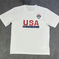 Summer Men's Basketball Shirt, National Team Jersey Sports Pure Cotton T-shirt Round Neck Printed Breathable Short Sleeved Shirt