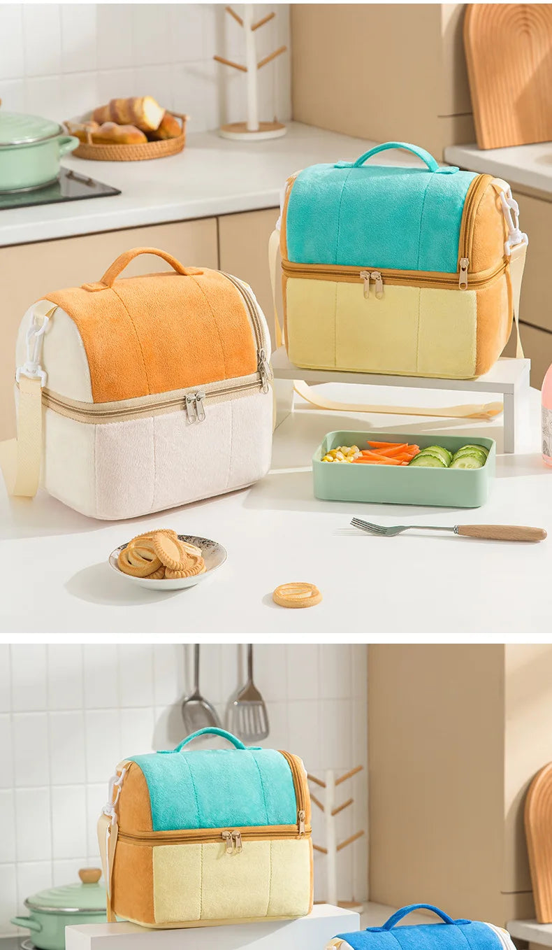 Thermal Bag Lunch Box For Work Picnic Bag Car Bolsa Refrigerator Portable Cooler Bag Food Backpack