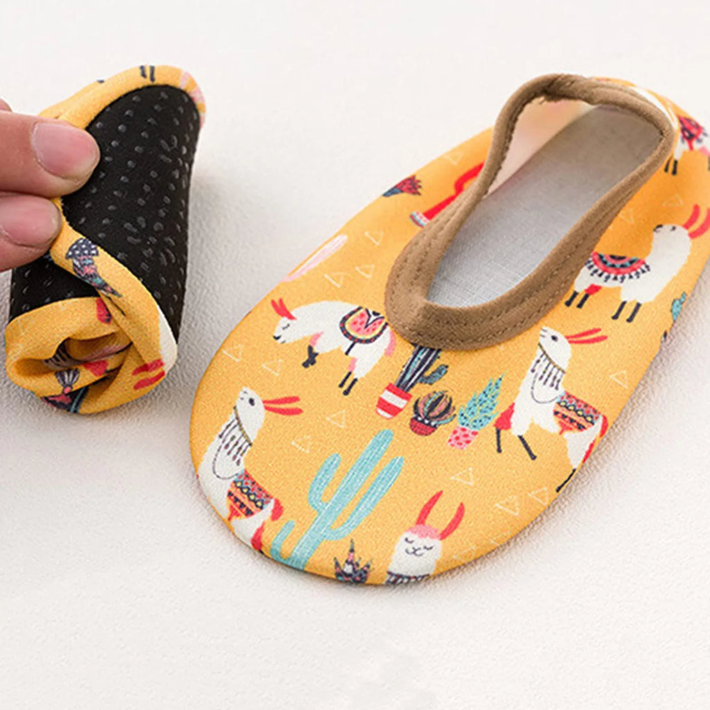Baby Boy And Girl First Walkers Cartoon Printed Cute Quick Dry Shoes Toddler Shoes Beach Outdoor Lighweight Shoes