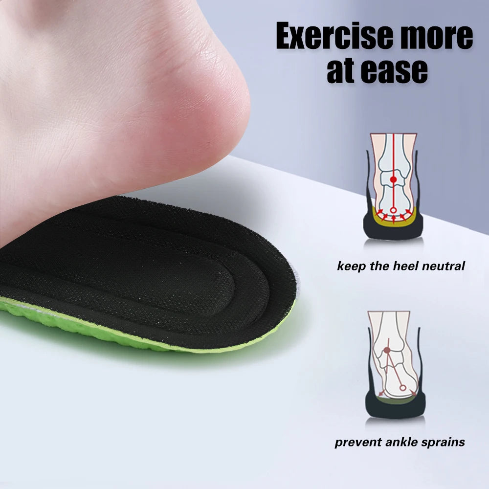 Soft Massage Insoles Women Men Breathable Arch Support Shoes Sole Pads Unisex Deodorant Memory Sponge Sports Feets Cares Inserts