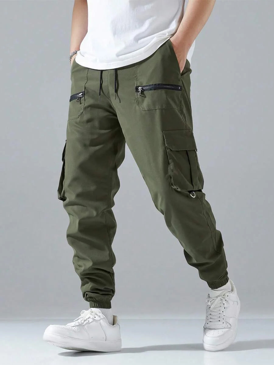 Men's Casual Workwear Pants Outdoor Long Trousers Loose Fashionable New Style Comfortable Breathable Fashion Casual Trousers