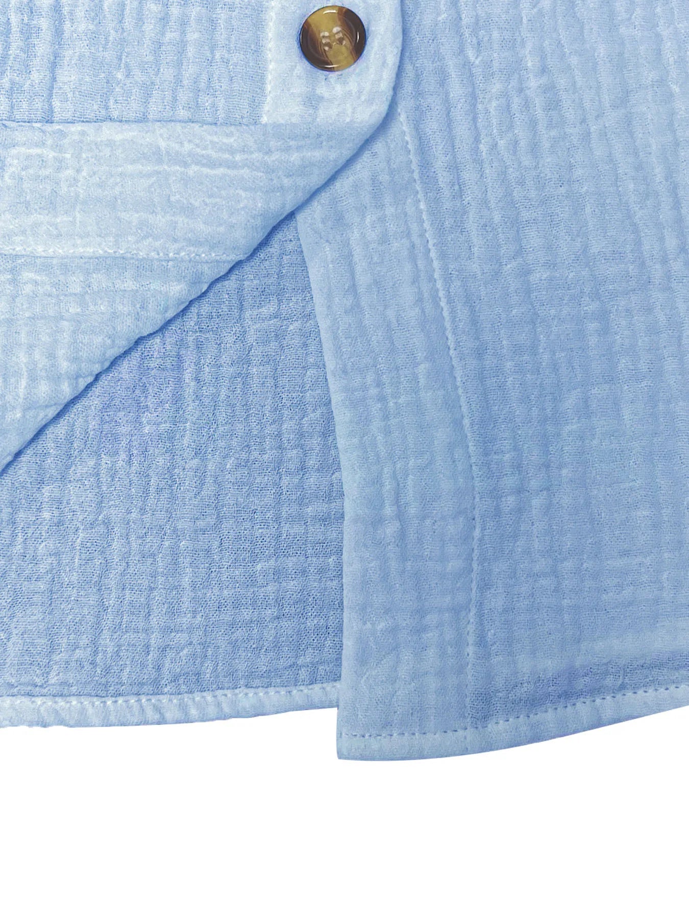 New European and American solid color shirt skirt spring and summer fashionable and comfortable women's short-sleeved long shirt