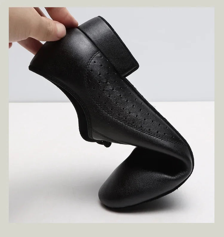 Men's white new leather Latin dance shoes Modern dance hall tango men's national standard dance shoes men's sports shoes