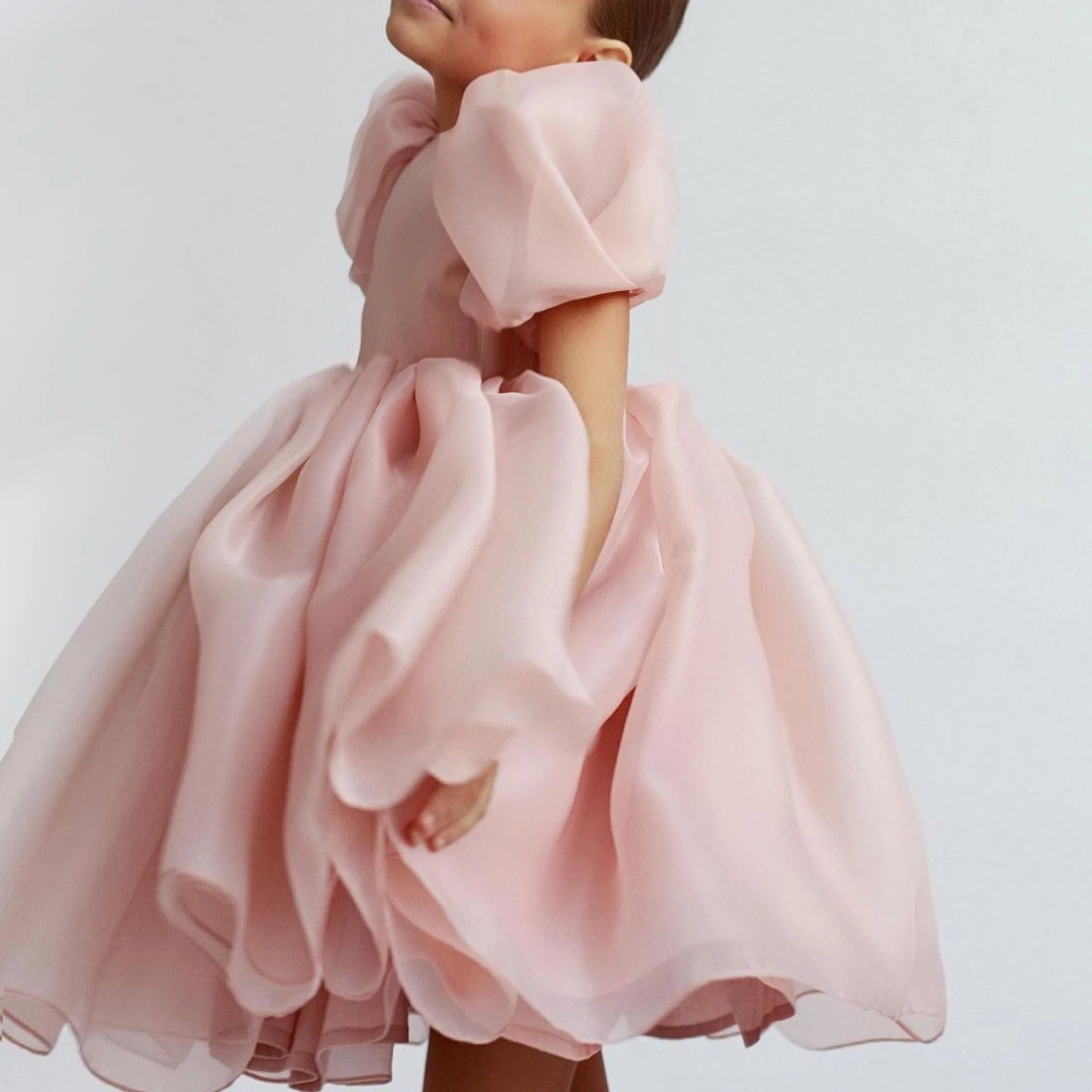 Teenage Girls Dress Children's Clothing Party Elegant Princess Long Tulle Baby Girls Kids Lace Wedding Ceremony Dresses