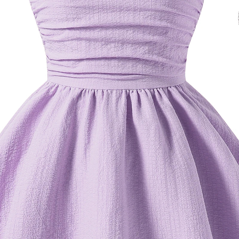 Teen Girls 13-16 Fashion Dress, Adjustable Strap Smocked Back A-Line Dress, Cute Comfortable Versatile for Daily Outings