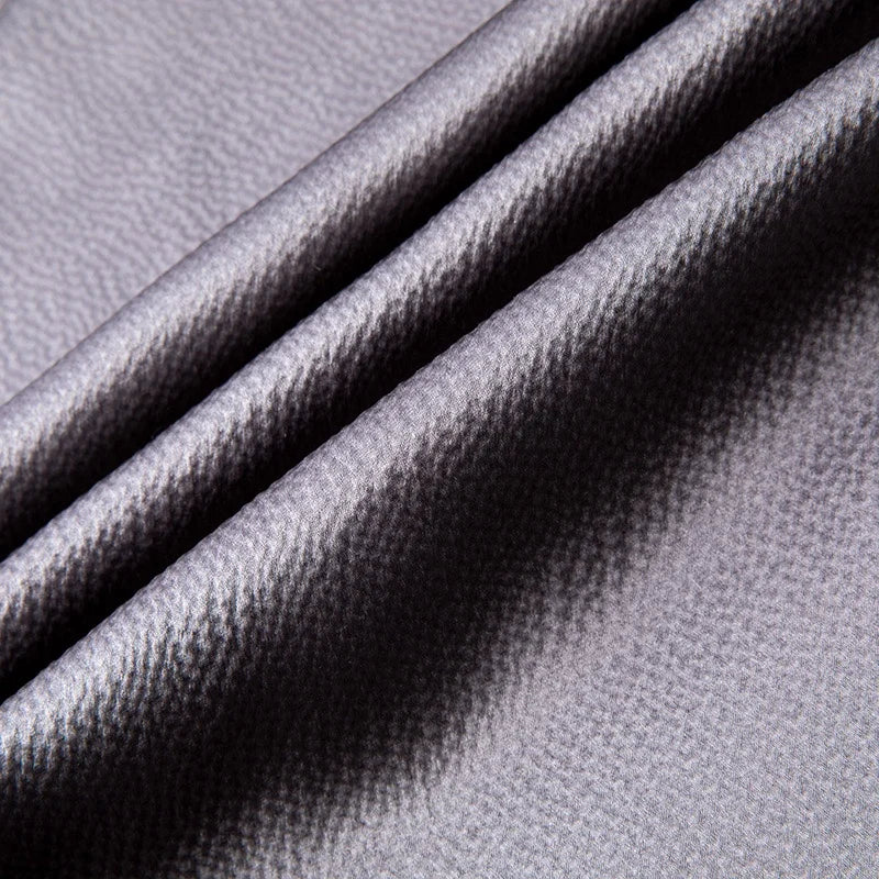 2025 Women's Summer New 100% Natural Mulberry Silk Pearl Satin Dark Grey Elegant Diagonal Cut Wrapped Hip Fishtail Skirt