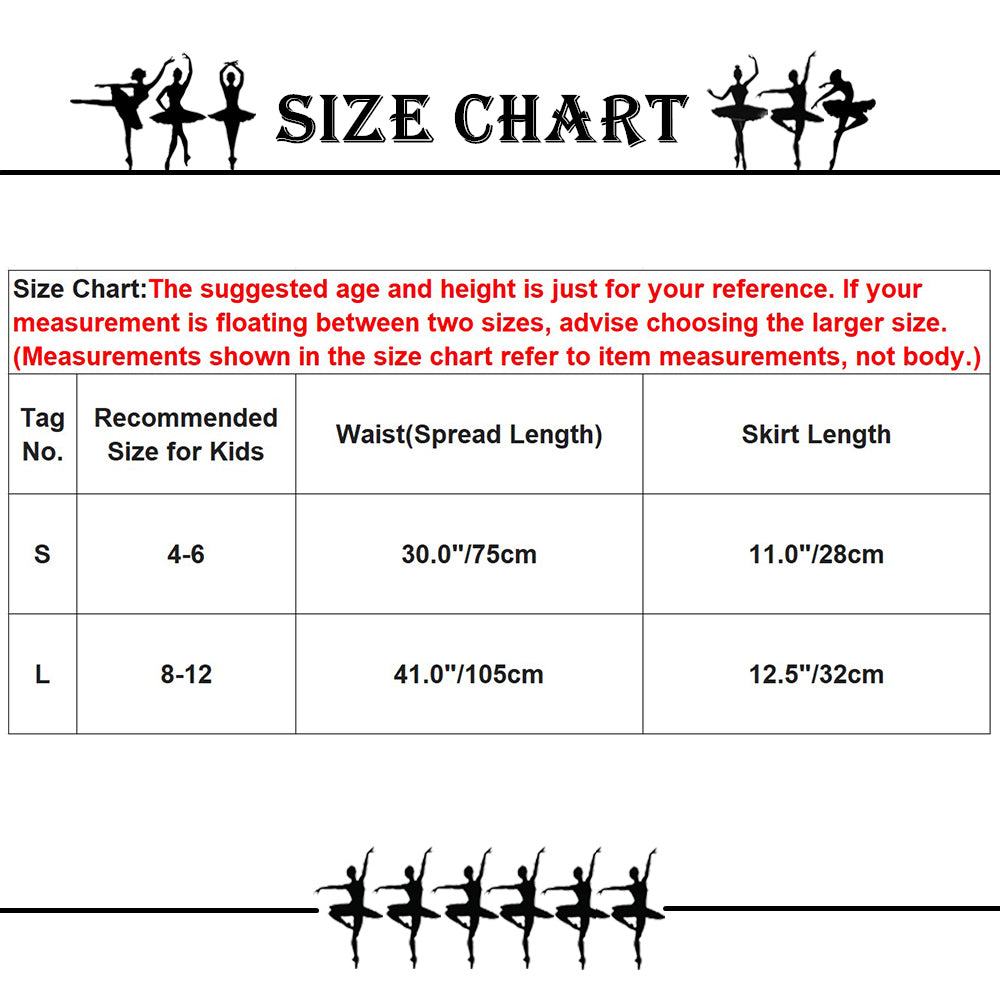 Kids Girls Ballet Skirt Dance Basic Classic Chiffon Mini Pull-On Wrap Skirt Ballerina Costume Dance Gymnastics Leotard Skirts