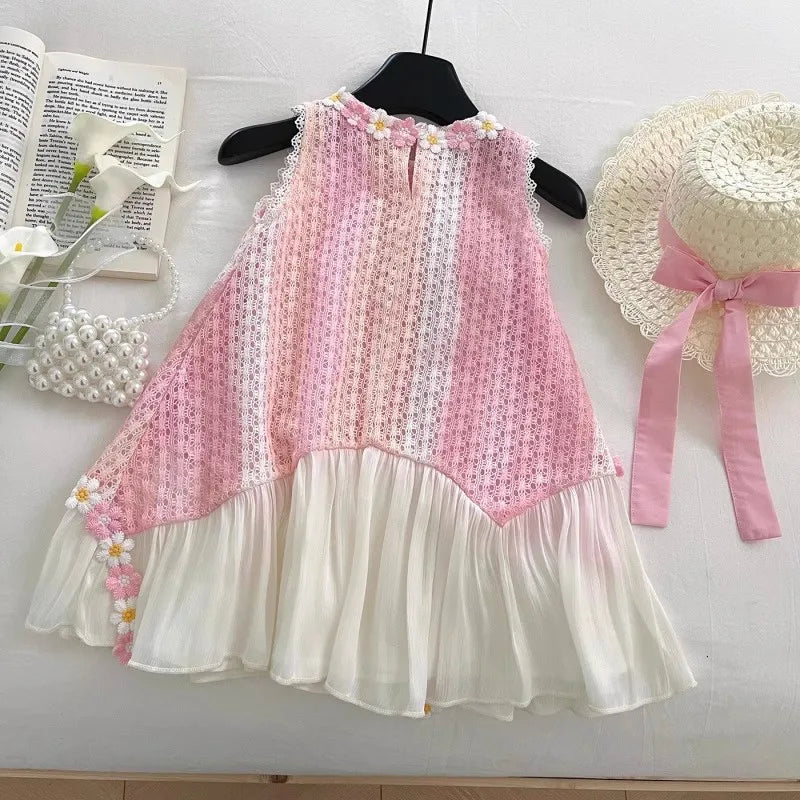 Summer Dress for Baby Girl & Toddler - New Style Thin Fashion Kids Clothing, Cute Casual Wear Party Dress for Kids Girl