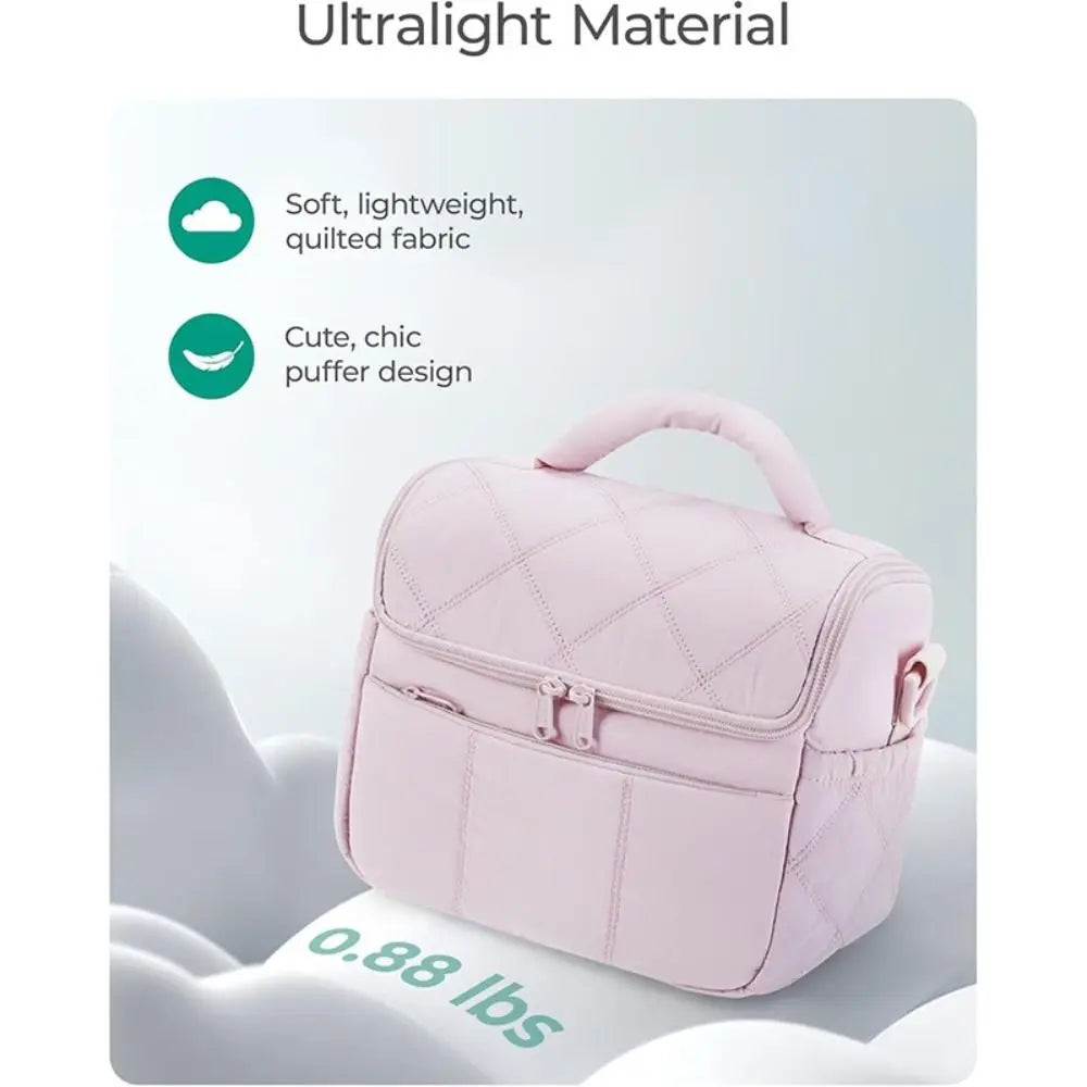 New Nylon Lunch Bag Reusable Multi-functional Insulated Lunch Box Leakproof Insulated Bag Women Special Purpose Bags