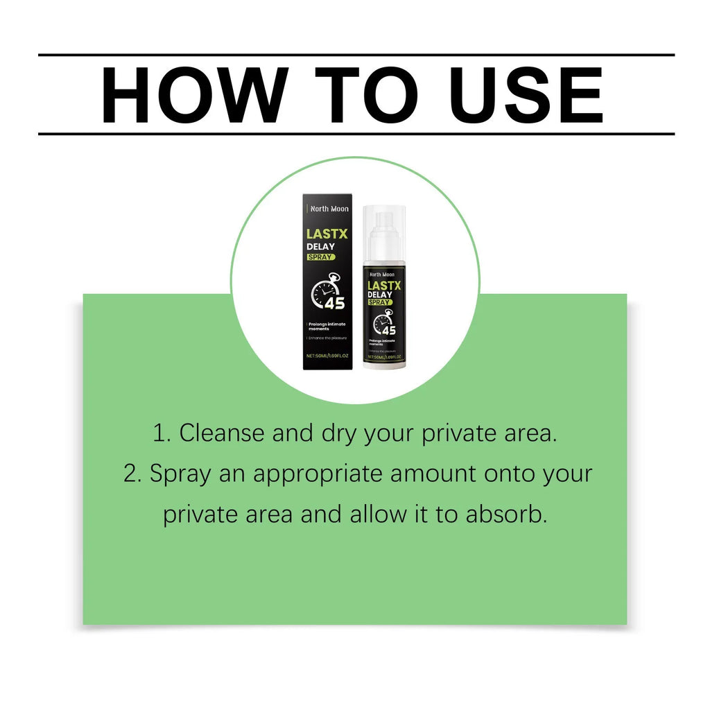North Moon Herbal Men Body Care Spray Gentle Moisturizing Intimate Caring Reducing Scratch Increasing Energy Private Area Sprays