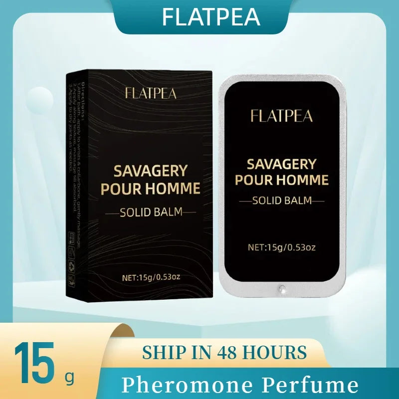 15g Men Solid Perfume Long-Lasting Woody Scented Pocket Fragrance Balm Portable Body Cream Deodorizing Freshness Cream Man Gifts