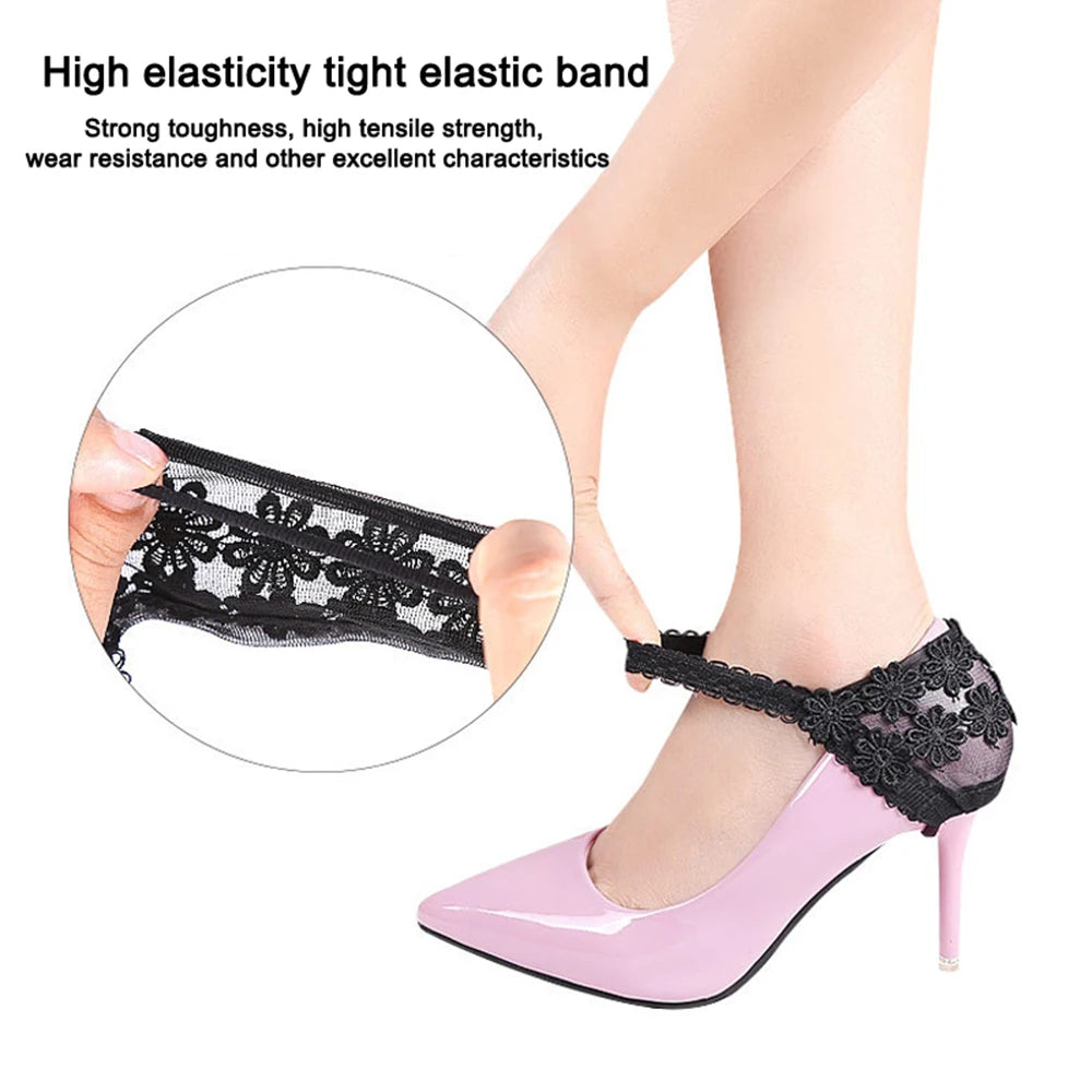 1Pair High Heels Bundle Shoelace Holding Loose Anti-skid Straps Women Elastic Shoe Laces Shoe Accessories Wholesale Dropshipping