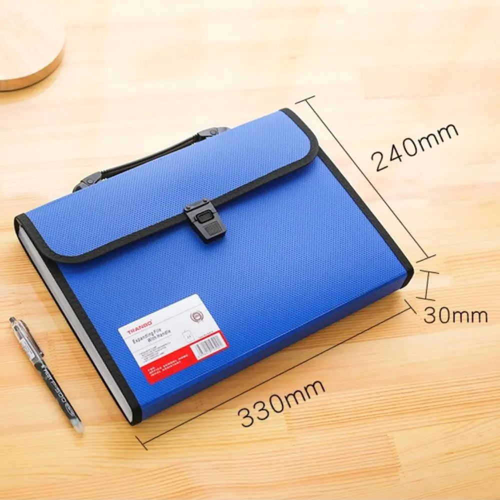 13 Pocket Business Expanding File Accordion Briefcases Document Organiser Document Bag Paper Folder Storage Wallet