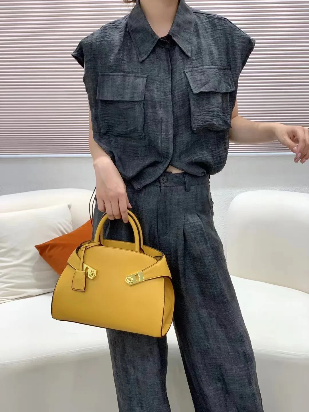 Shell Messenger Bags For Women Luxury Designer Handbag And Purses 2024 New In Fashion Bowling Large Capacity Shoulder Crossbody