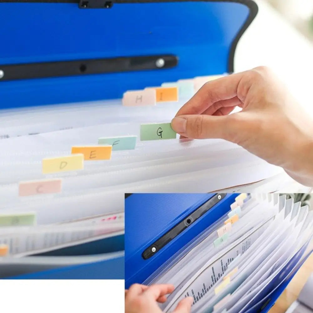 13 Pocket Business Expanding File Accordion Briefcases Document Organiser Document Bag Paper Folder Storage Wallet