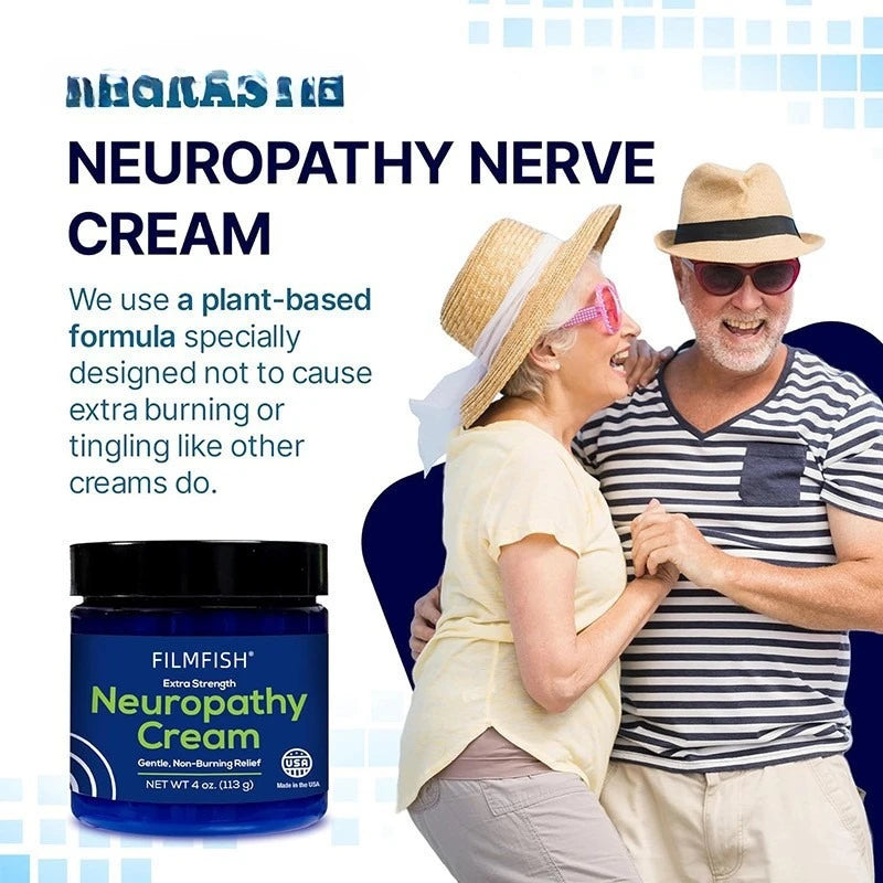 Extra Strength Neuropathy Cream for Feet Joints Soothes Nerve ,Non-Greasy Fast Relief,Comfort Hands Legs Body Moisturizes Skin