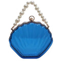 Evening Bags for Women 2023 New Transparent Shell Bag Clutch Box Handbags Pearl Chain Crossbody Bag Acrylic Purse Shoulder Bag