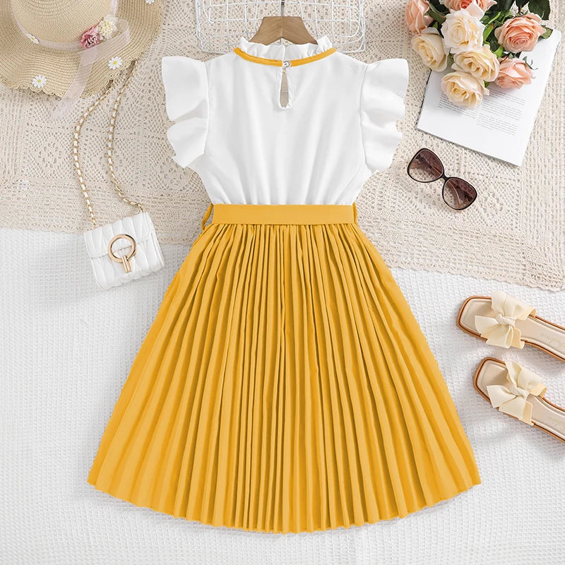 Kids Dress For Girls 8-12 Years Summer Girls Elegant Classic Fashion Intellectual Dress Birthday Party Dress For Children