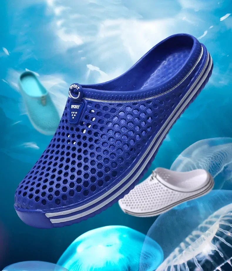 2025 New Men Summer Slippers High Quality Non Slip Beach Shoes For Women Breathable Couples Fashion Comfortable Garden Shoes