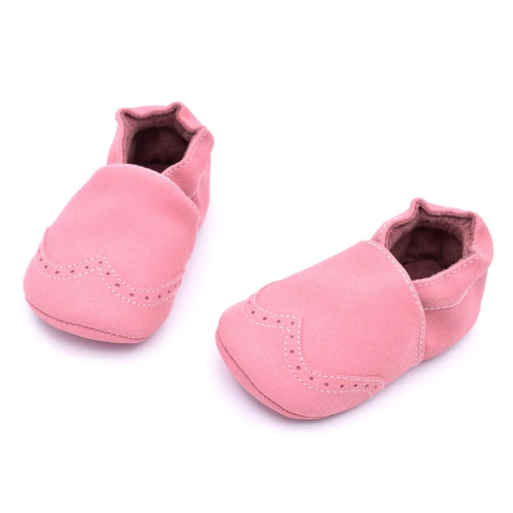 Baby Boy Girl Shoes Soft Leather Infant Toddler Baby First Walker Casual Anti-slip Toddler Baby Kids Crib Shoes -18 Months