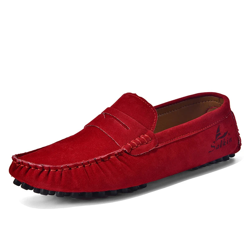 High Quality Women Shoes Lightweight Leather Moccasins Handmade Comforty Fashion Sneakers Mom nurse Flats Soft Walking 2025 New