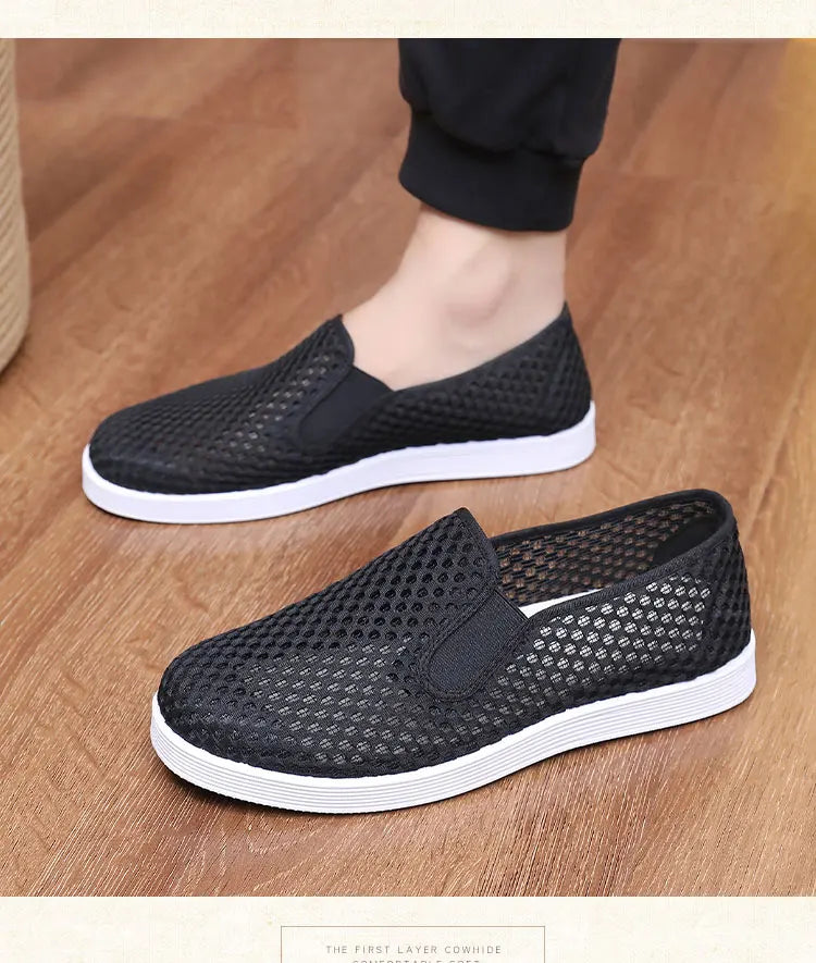 Men's Casual Sneakers Summer Breathable Mesh Lightweight Cheap Free Shipping Shoes