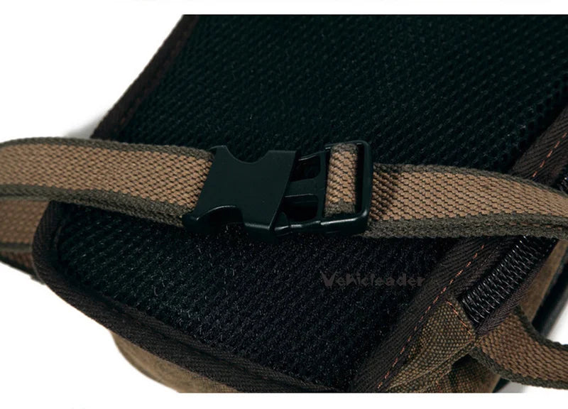 Men's Canvas Drop Leg Bag Motorcycle Multi-purpose Messenger Shoulder Bags High Quality Belt Hip Bum Waist Fanny Pack