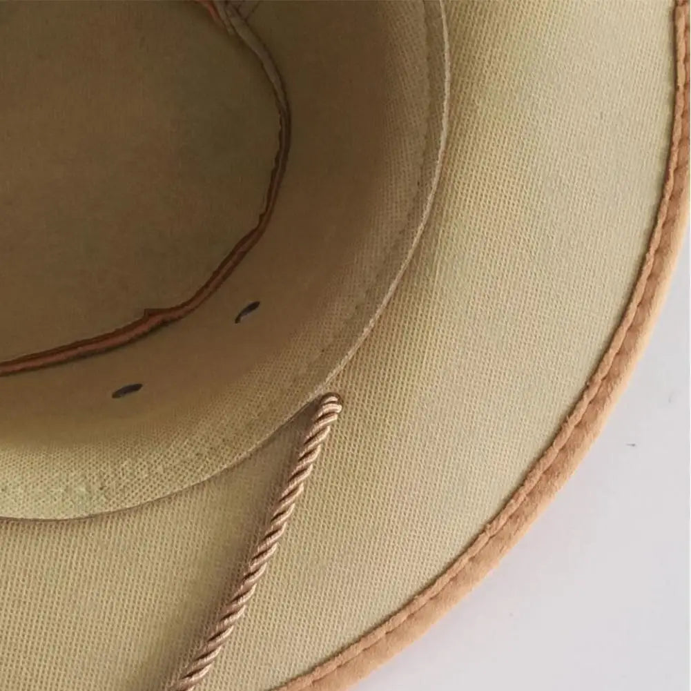 Color Men Western Cowboy Hat Big-edge Gentleman Cowgirl Jazz Gifts West Cowboy Hat For Men Color Mongolian Caps Costumes