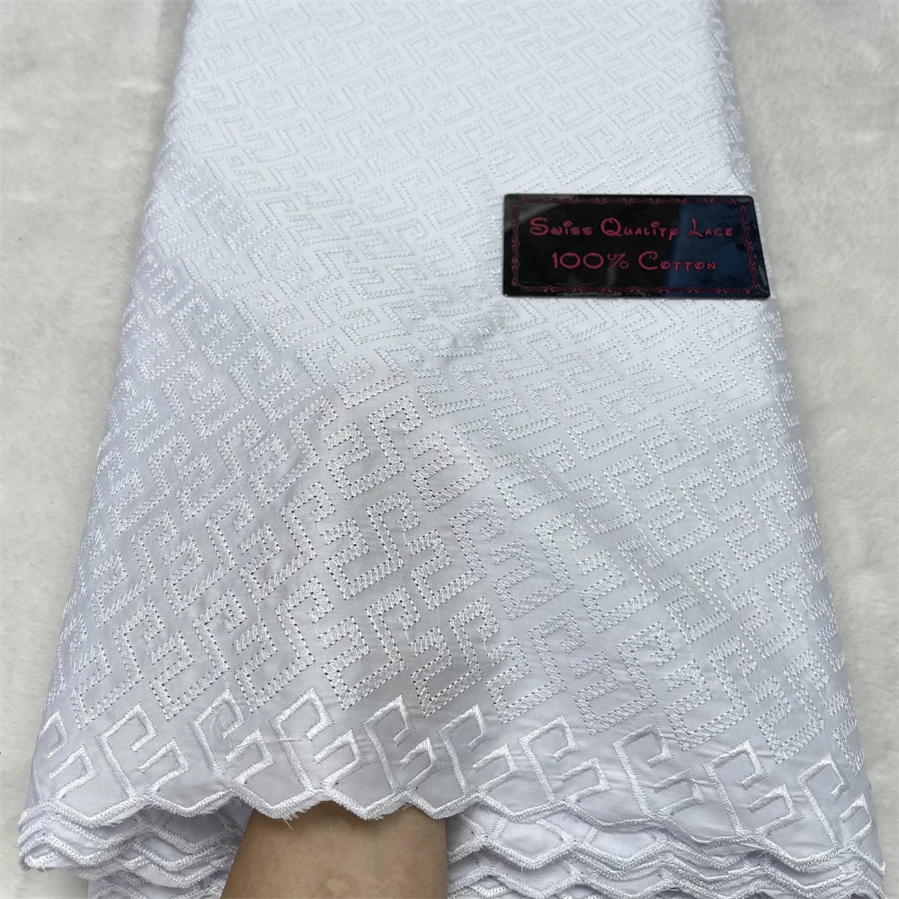 2026 New Polish Lace For Men Atiku Fabric Swiss Voile Lace in Switzerland African Lace Materials High Quality for Women Dresses