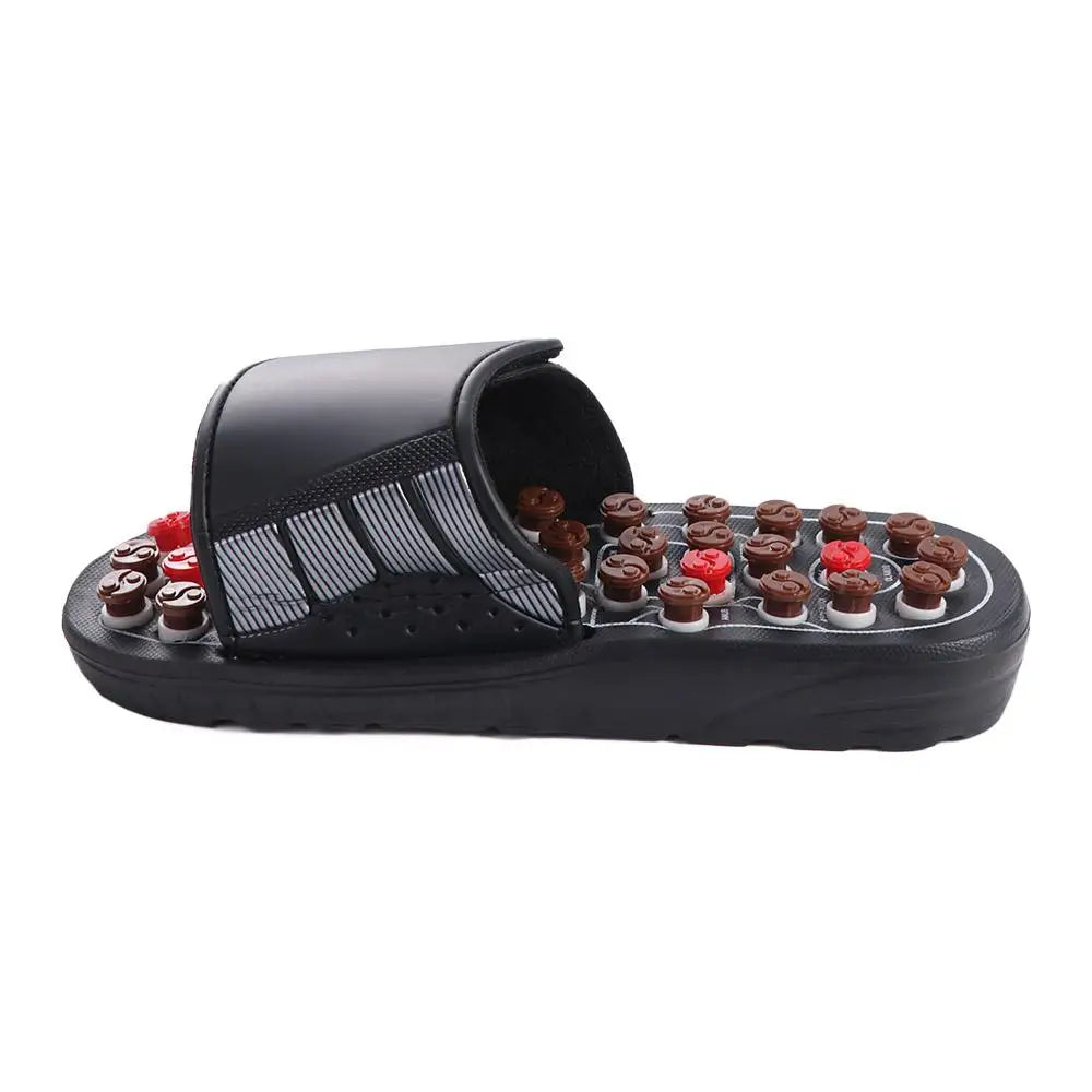 Rotating Foot Massage Shoes Unisex Healthy Acupressure Massage Slippers Feet Care Reflex Stress Reflexology Sandals Women