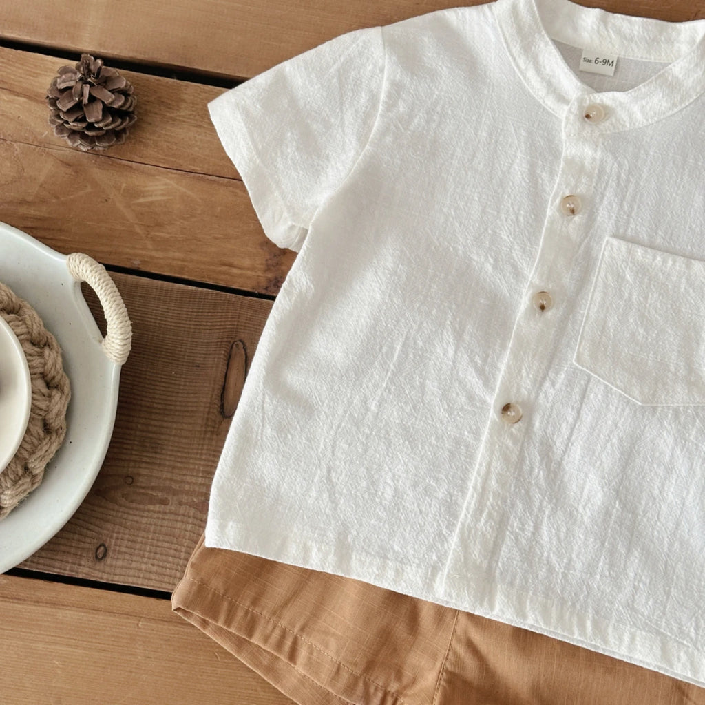 Summer Boys Clothing Set 0-3 Years Cotton Short Sleeve T-shirt + Shorts Toddler Tracksuit Casual Outfit Baby Boyswear
