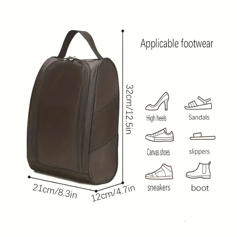 Premium Odor-Shoe Bag–Breathable Mesh Travel Organizer for Men&Women,Ventilated Sport Shoe Storage for Gym,Keeps Equipment Fresh