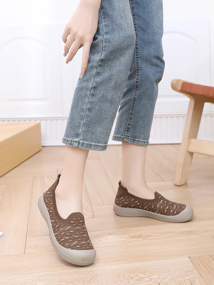 Women's Summer 2025 Casual Shoes Lightweight Anti-Slip Breathable for Commuting Outdoor Travel Casual Shoes Free Shipping