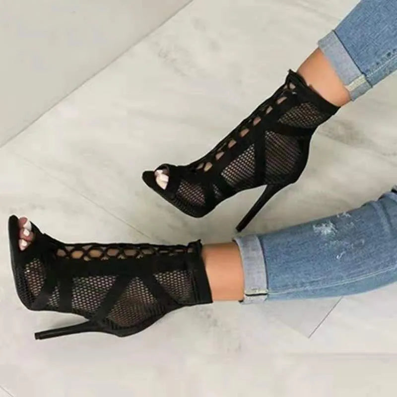 High Heels Women's Sandals New Open Toe Casual Latin Dance Shoes Girls' Ballroom Sandals Large High Heels Women's Shoes 250