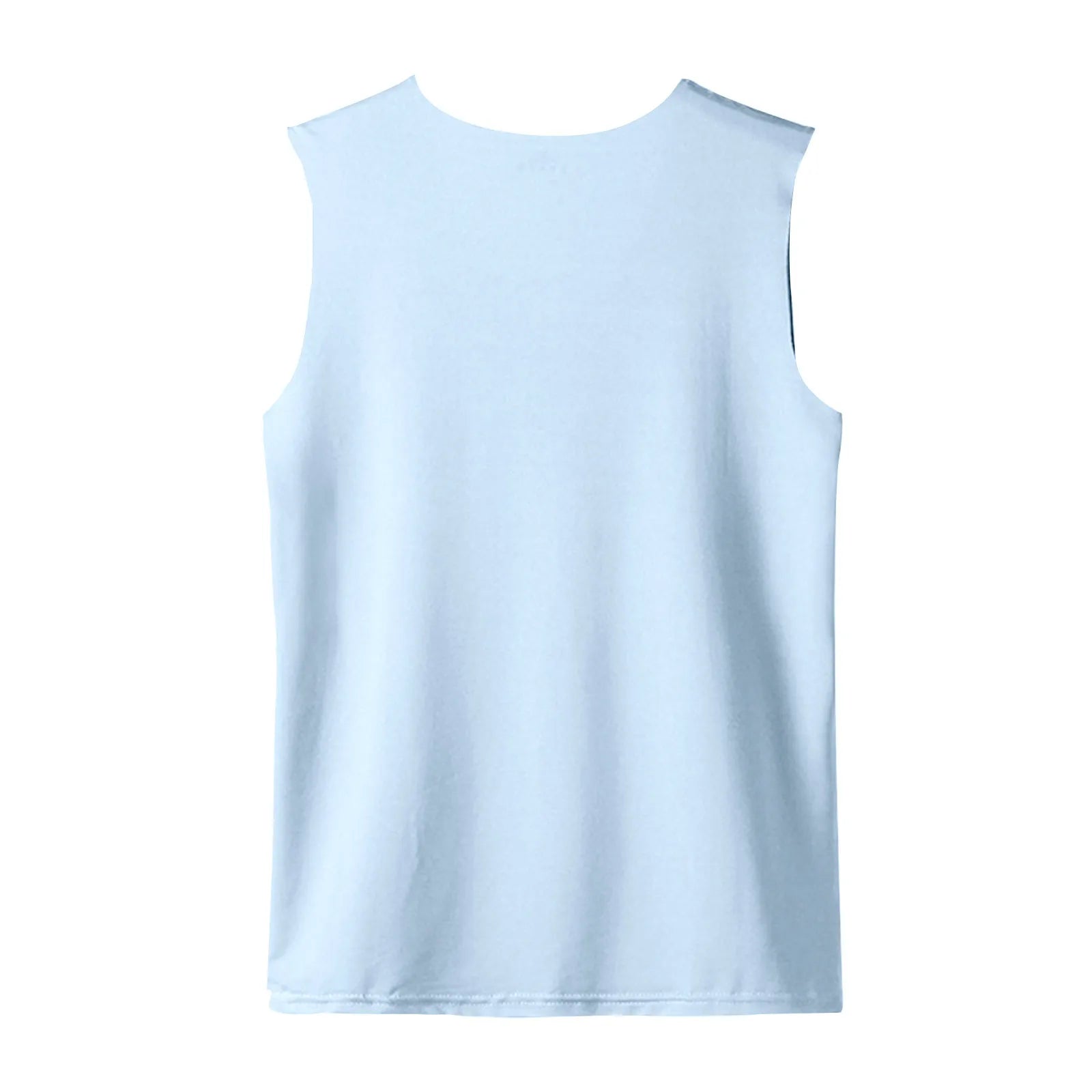 Men'S Top Men'S Summer Multi Color Sleeveless Vest Men'S Summer Ice Silk Traceless Thin Breathable Color V-Neck Sleeveless Top