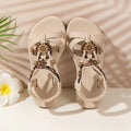 Girls Floral Sandals - Vintage Boho Toddler Summer Shoes Non-Slip Soft Sole Kids Casual Sandals 3-8Y