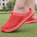 Men Shoes Beach Slippers Unisex Hollow Out Casual Women Beach Sandal Flip Flops Shoes Non-slip Size 36-45 Mens Slippers