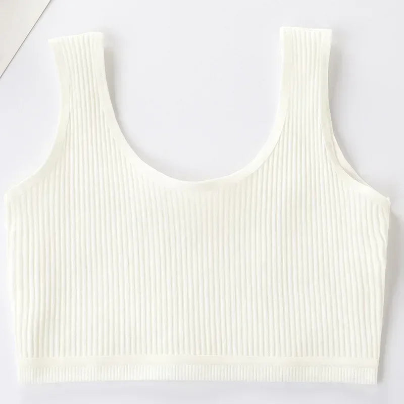 Girls Bra Crop Tops for Teens Underwear Breathable Kids Sports Training Bras Children Soft Cotton Teenager Clothing